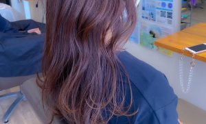 オトナ美人な透明感　ピンクアッシュ